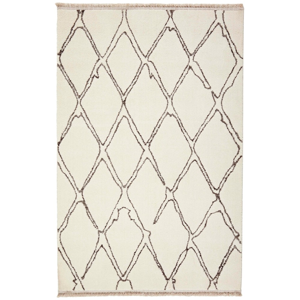 Savannah Moroccan Diamond MHDGH66B SVN24 Rug in Cream White